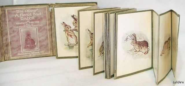 Fierce Bad Rabbit ~ Beatrix Potter ~1st/1st~ First Edition ~ 1906 