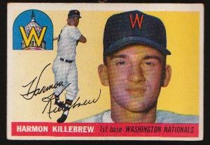   HARMON KILLEBREW ROOKIE WASHINGTON NATIONALS TWINS EX CONDITION  