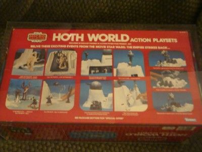 VINTAGE STAR WARS 1982 MICRO COLLECTION HOTH WORLD AFA 80 MISB  
