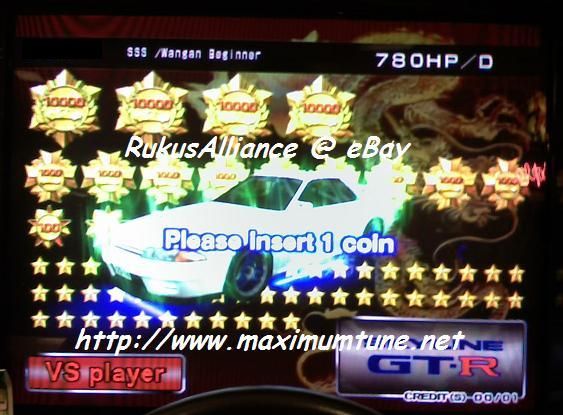 Wangan Maximum Tune 3DX+ ~9999 to 69999 Stars + LvL46DressUp 