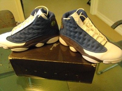 Nike Air Jordan 13   French Blue, Flint, and White  