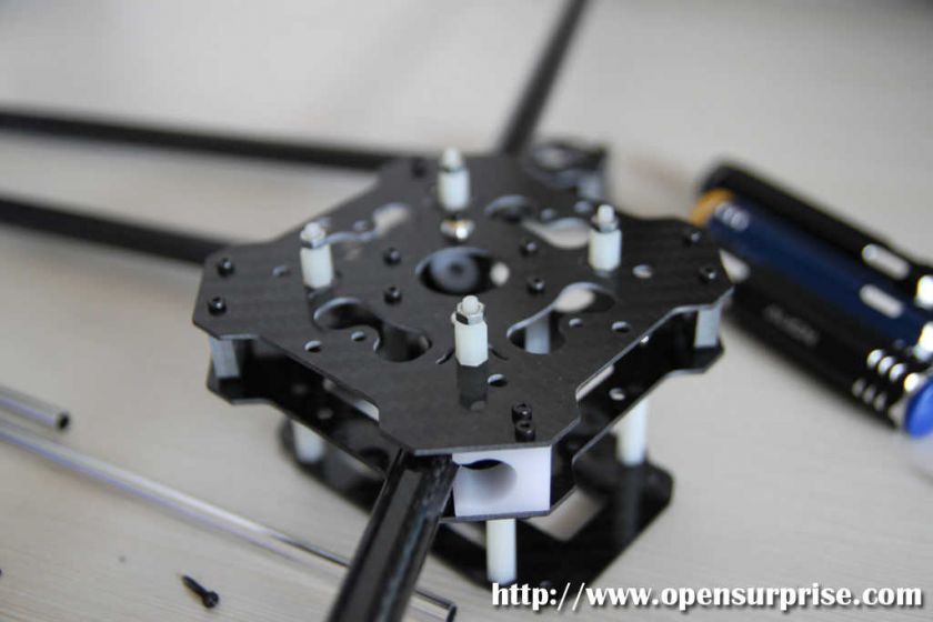 Multi Rotor Helis Quadrocopter Carbon Fiber Airframe  