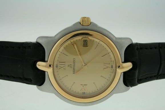 NEW BERTOLUCCI VIR TWO TONE MENS WATCH   