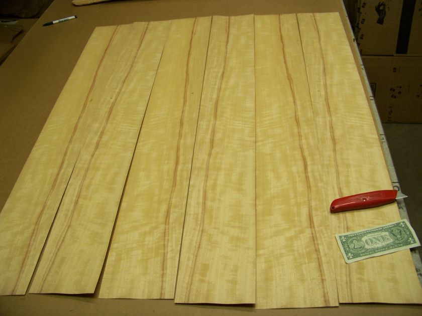 1675 Freak Figured Anigre veneer 12 sqft  