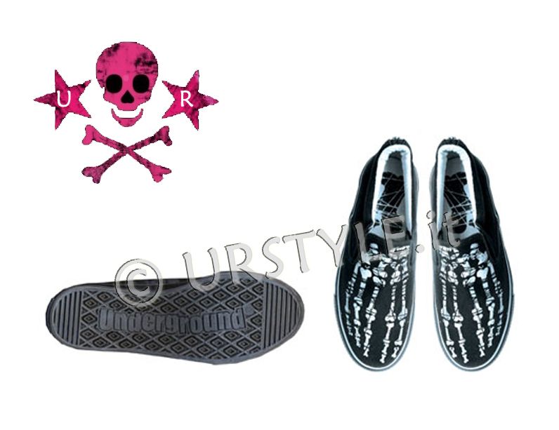 SCARPE EMO PUNK ROCK SCREAMO DARK HORROR FREAK OSSA 42  