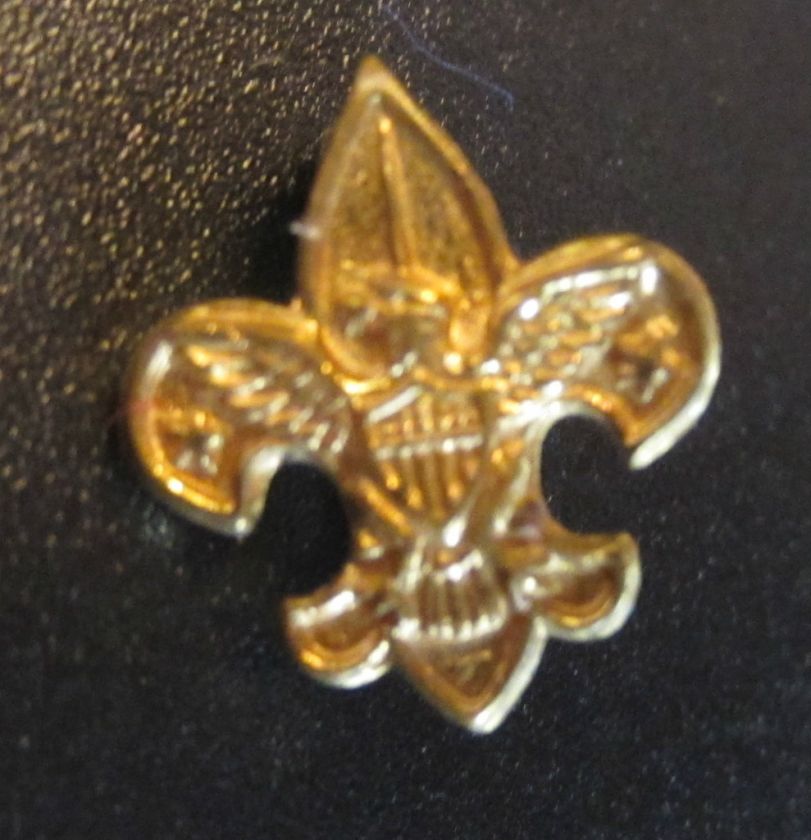 BOY SCOUTS VINTAGE FLEUR DI LIS PIN BSA ultra small .5  