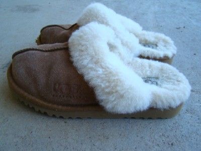 UGG SCUFFETTE Slippers Shoes CHESTNUT Size 1 EU 31  