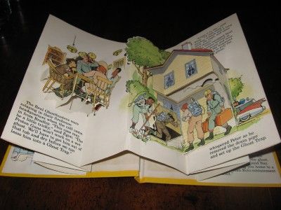 Real Ghostbusters POP UP Book The Bathtub Ghost 1987  