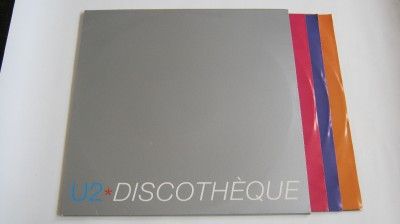 U2 Discotheque 3 LP PROMO Island Records NEAR MINT  