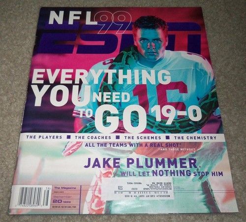 JAKE PLUMMER ESPN MAGAZINE SEPTEMBER 20 1999 ARIZONA CARDINALS  