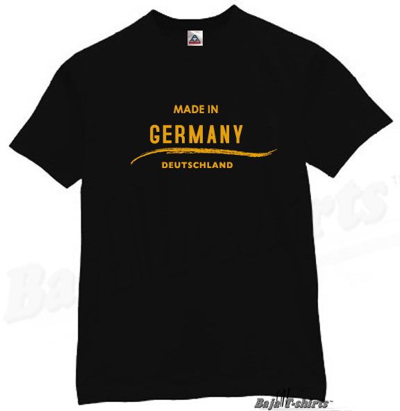 MADE IN GERMANY T SHIRT DEUTSCHLAND GERMAN TEE BK 2XL  