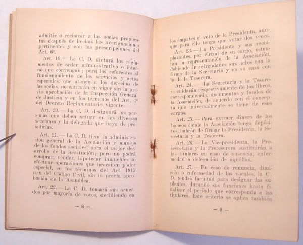 ASOC. ESPAÑOLA DE SEÑORAS DE LA VIRGEN DEL PILAR BOOK  