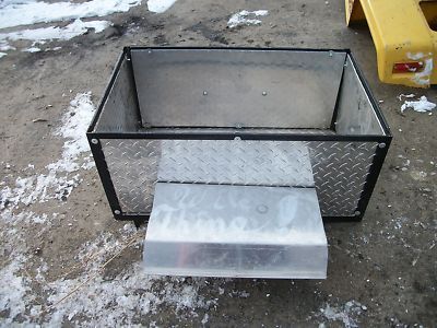 DIAMOND PLATE TRAILER BOX FOR CUB CADET JOHN DEERE  