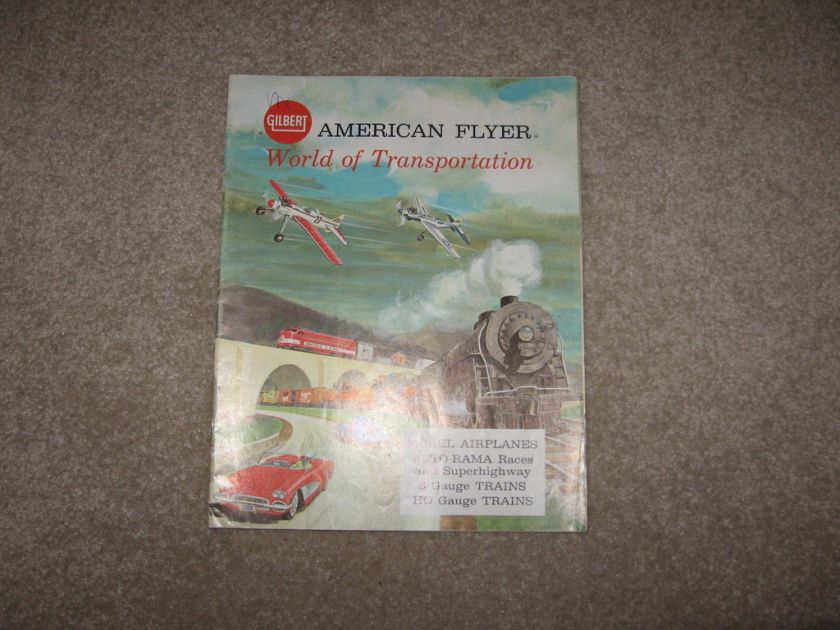 1962 GILBERT AMERICAN FLYER TOYS TRAIN CATALOG D2310 GOOD CONDITION 