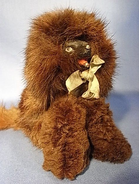 POMERANIAN DOG FRENCH DOLL ACCESSORIES ANTIQUE 1920 R1  