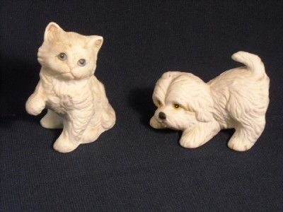   INTERIORS HOMCO FIGURINES CHRISTMAS SPORTS BABY ANIMALS RABBIT DOG