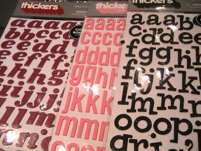 Liquidation of TOP NAME BRAND Scrapbooking supplies, stickers, paper 