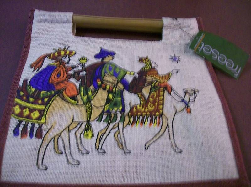 NEW Freeset Purse Reusable Shopping Bag Three WIse Men  