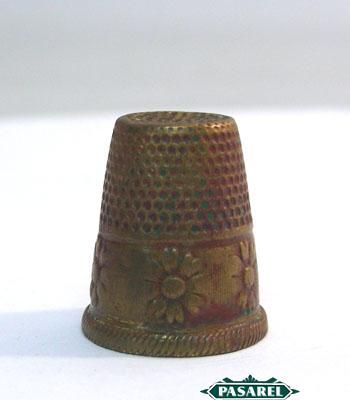 Collectors Lot 3 Russian Thimbles Silver Copper C1900  