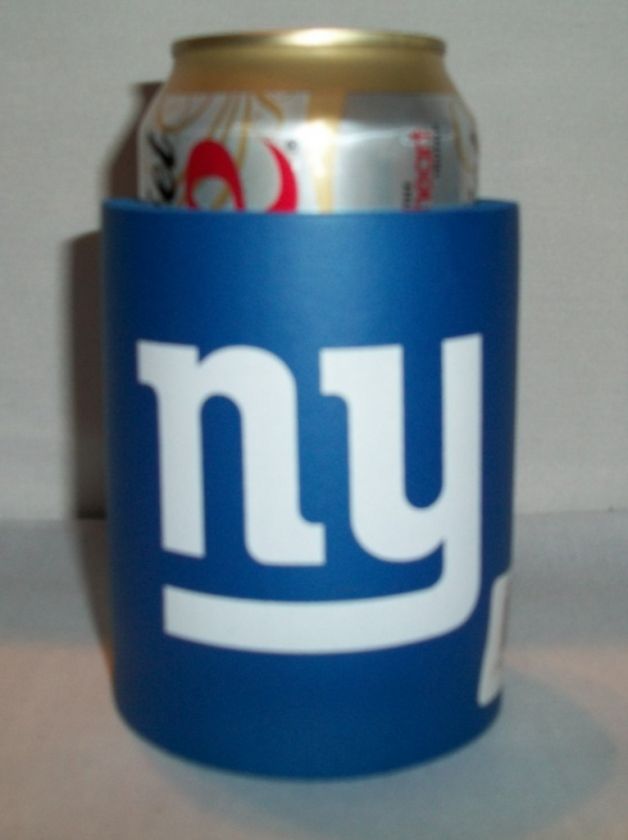New York Giants BEER CAN Koozie Coolie CAN or bottle HOLDER NWT NY 