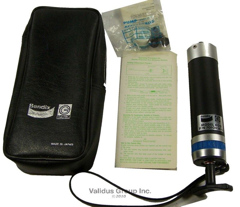 BENDIX 800 GASTEC GAS DETECTION SAMPLING PUMP KIT◢◤  