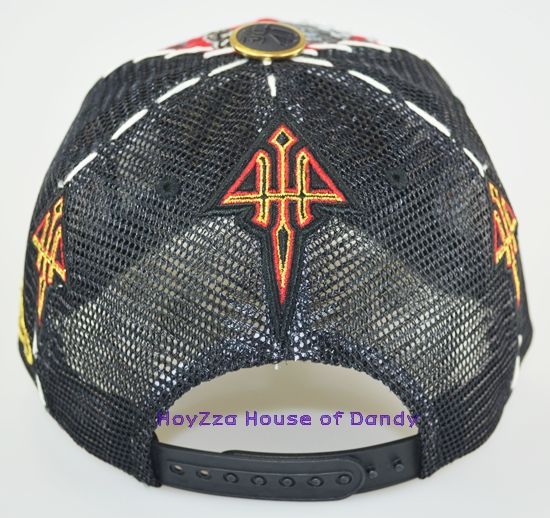 41(Four 41) Cross Chain Specialty Rhinestone cap  