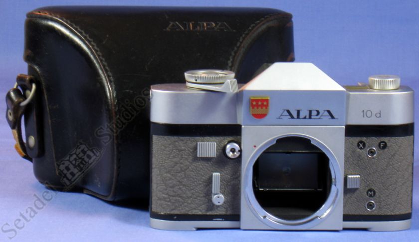 ALPA REFLEX 10D CHROME REFLEX CAMERA BODY NICE CLEAN  