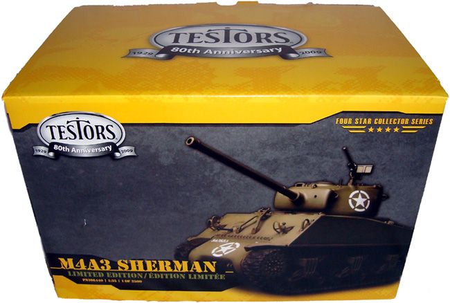   US M4A3 Sherman Model Tank Vehicle World War II 135 #106440 WWII MIB