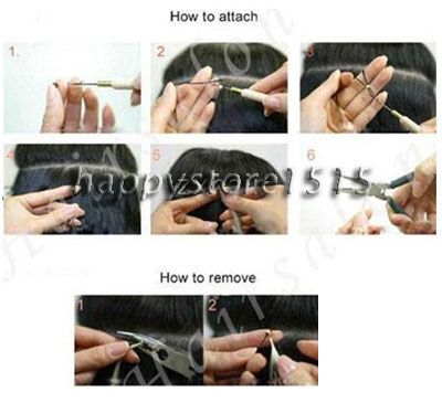 Easy Loops Micro Ring INDIAN REMY Human Hair Extensions 100S10 Colors 