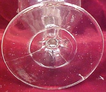   Antique COLUMBIAN EXPOSITION PRESSED GLASS WATER GOBLET 1893 EX COND