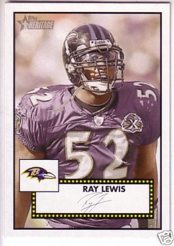 2006 Topps Heritage BALTIMORE RAVENS Team Set w/SPs  