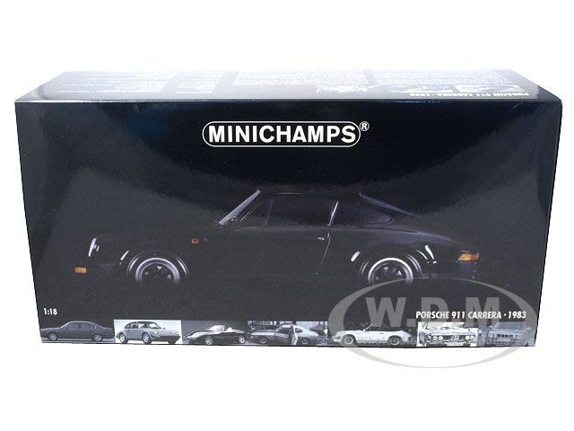   car model of 1983 Porsche 911 Carrera Coupe Black die cast car By