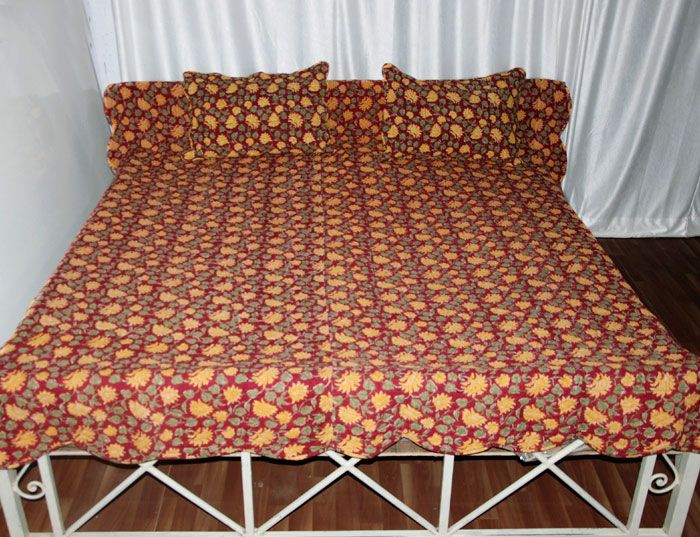 Ultimate Premium Double Size Floral Hand Block Print Jaipuri 