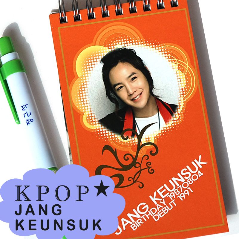 JANG KEUN SUK Marry me Youre Beautiful KOREAN ACTOR MEMO NOTEBOOK 