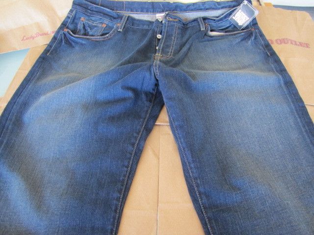 LUCKY BRAND JEANS MENS SLIM BOOTLEG SIZE 33 X 32 REGULAR LENGHT 