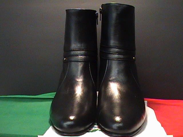 MENS fashion HALF BOOT side zipper BOTIN SIZE 9 1/2  