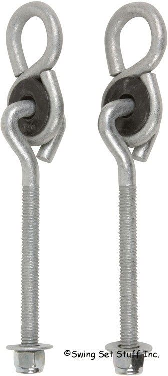 NYLON BUSHING HANGERS PAIR PLAY SWING SET 0091  