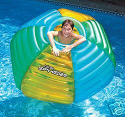 SWIMMING POOL SPHERE FLOATING HABITAT RAFT FLOAT  