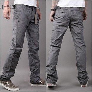 Korean Fashion Mens Casual Street Pleated Pants Trousers Comfort Waist 