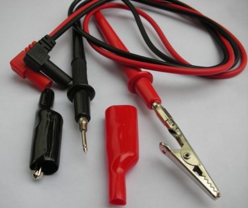 1pair,Test Lead Screw on Alligator Clip for Multimeter  