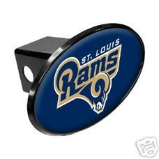 ST. LOUIS RAMS NFL HITCH COVER W/ LOCKING PIN NEW  