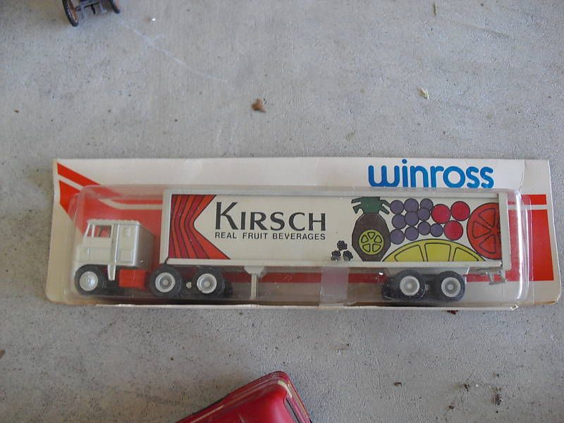 Vintage Diecast Winross Tractor Trailer Truck Kirsch MI  