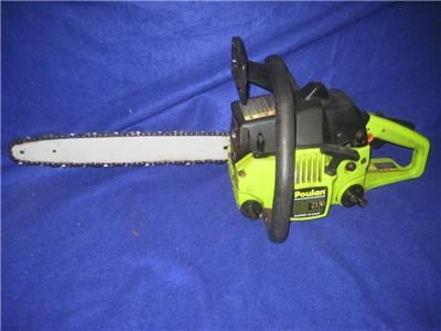 Poulan 2150 2.1 C.I. Super Clean Chainsaw w 16 Oregon Bar Will not 