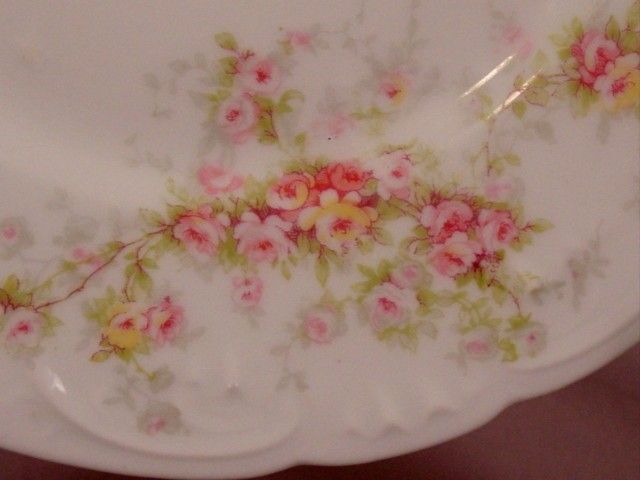   Haviland Limoges 8 Pink Rose Cascades Salad Plate 1904   1920s