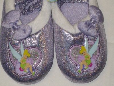   Fairy Purple Glitter Sparkly Slippers Shoes all sizes Toddlers  