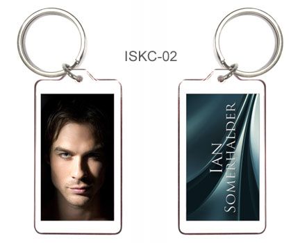 Ian Somerhalder KEYCHAIN Key Ring VAMPIRE DIARIES  