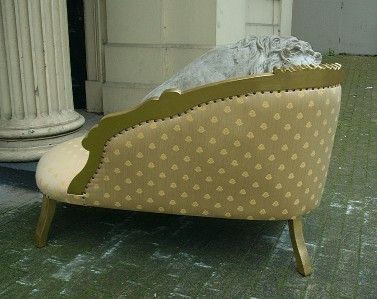   French Period Rococo Gilt GOLD Leaf Chaise Longue Lounge Sofa  