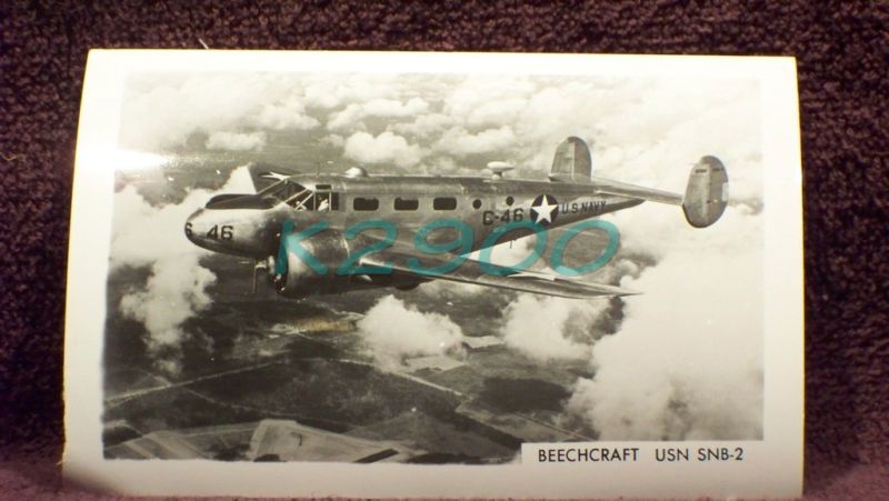 Vintage Plane Photo Beechcraft SNB 2   K2900  