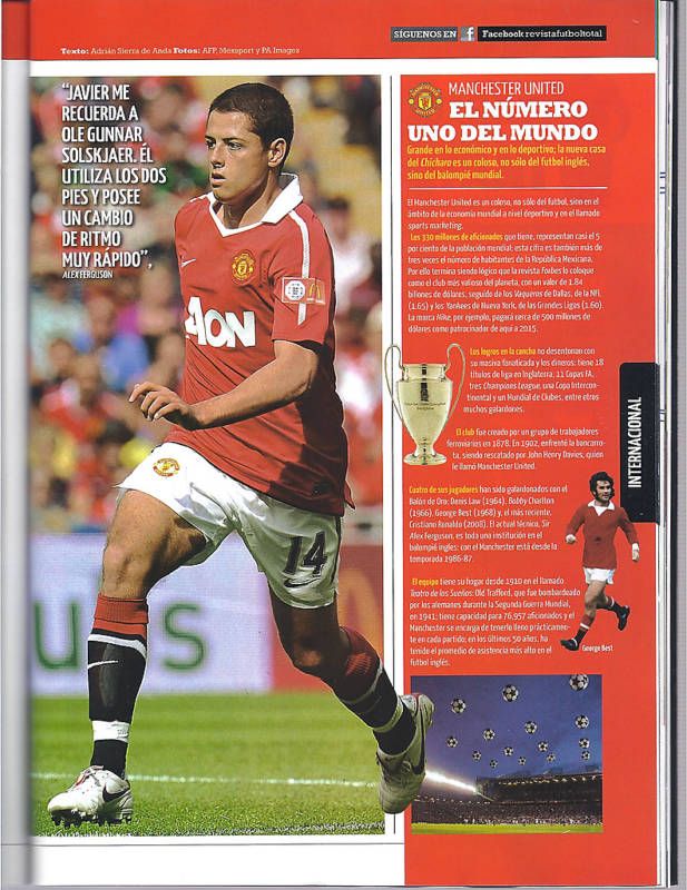 FUTBOL TOTAL NEW GREAT SPANISH MAGAZINE CHICHARITO  