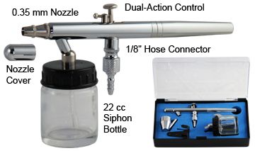 C2 28PS Siphon Feed Dual Action Airbrush